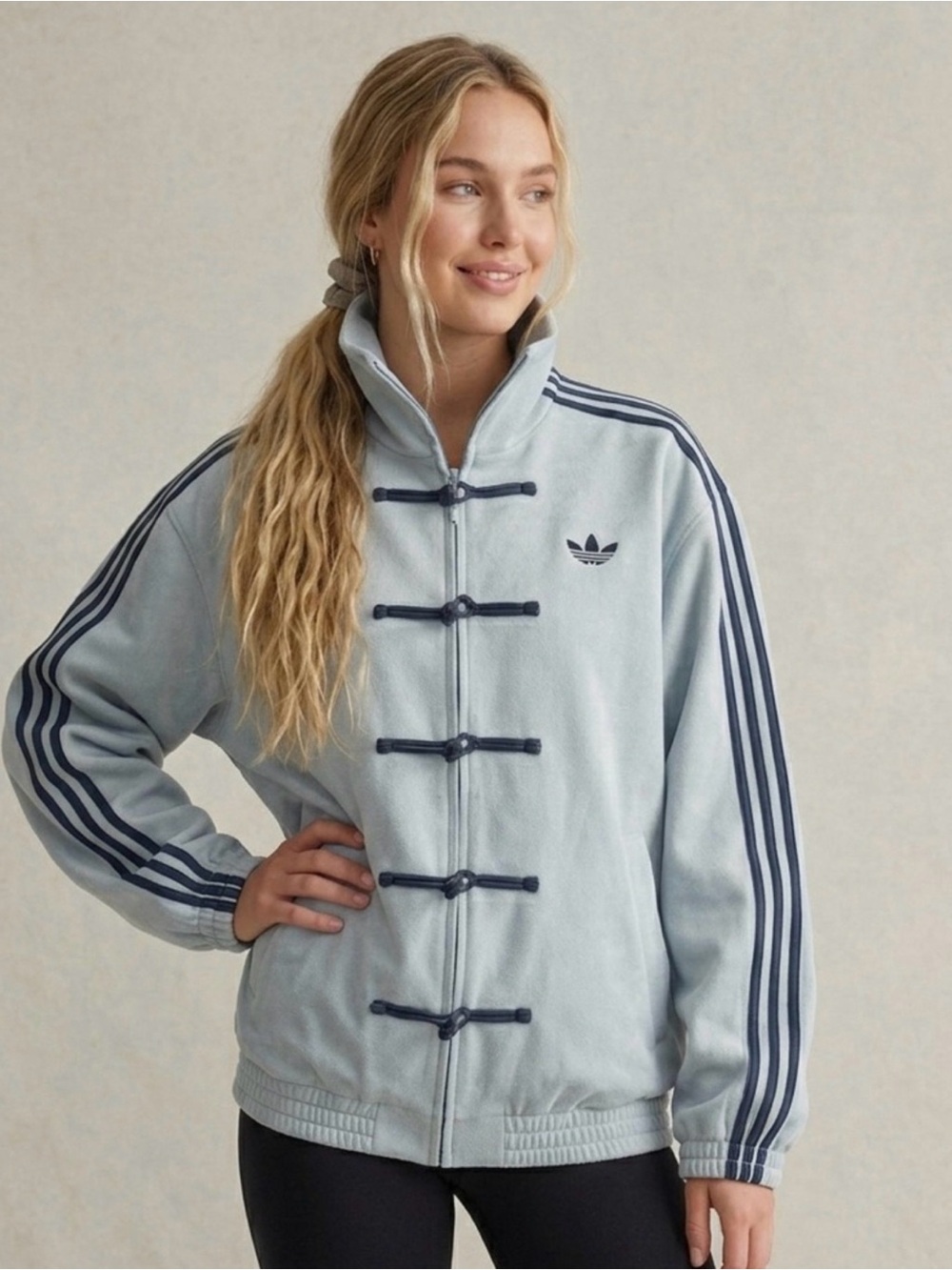 Adidas chinese new year jacket blue